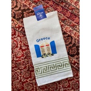 NWT Greece dish towel 🇬🇷